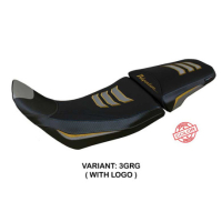 HOUSSE DE SELLE COMPATIBLE HONDA AFRICA TWIN 1100 ADVENTURE SPORT (20-22) MODÈLE - Logo : SANS LOGO, Couleur : BLANC ROUGE JAUNE, Type : STANDARD