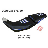 HOUSSE DE SELLE COMPATIBLE HONDA AFRICA TWIN 1100 ADVENTURE SPORT (20-22) MODÈLE - Logo : SANS LOGO, Couleur : BLEU BLANC, Type : STANDARD 