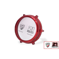 CARTER EMBRAYAGE TRANSPARENT CNC RACING TROY BAYLISS - Couleur : ROUGE