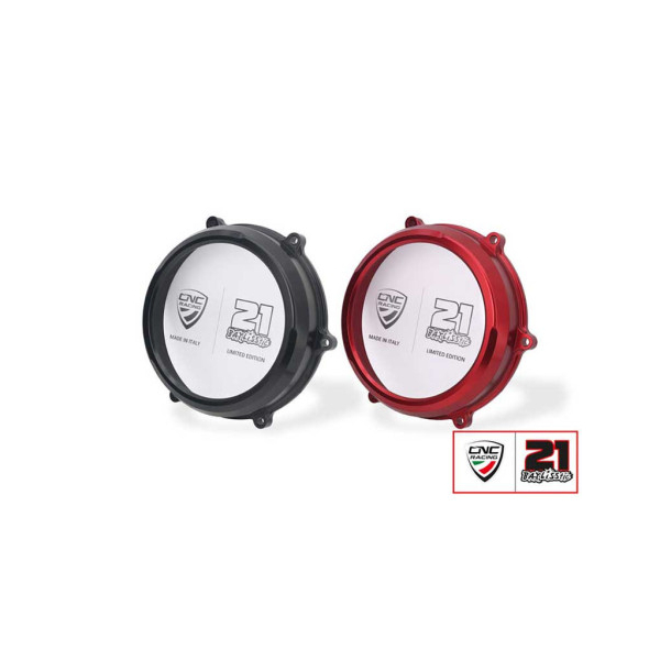 CARTER EMBRAYAGE TRANSPARENT CNC RACING TROY BAYLISS - Couleur : NOIR