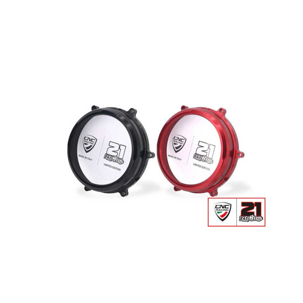 CARTER EMBRAYAGE TRANSPARENT CNC RACING TROY BAYLISS - Couleur : NOIR