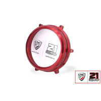 CARTER EMBRAYAGE TRANSPARENT CNC RACING TROY BAYLISS - Couleur : ROUGE