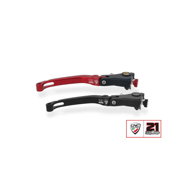 LEVIER DE FREIN REPLIABLE RACE CNC RACING EDITION TROY BAYLISS - Couleur : NOIR