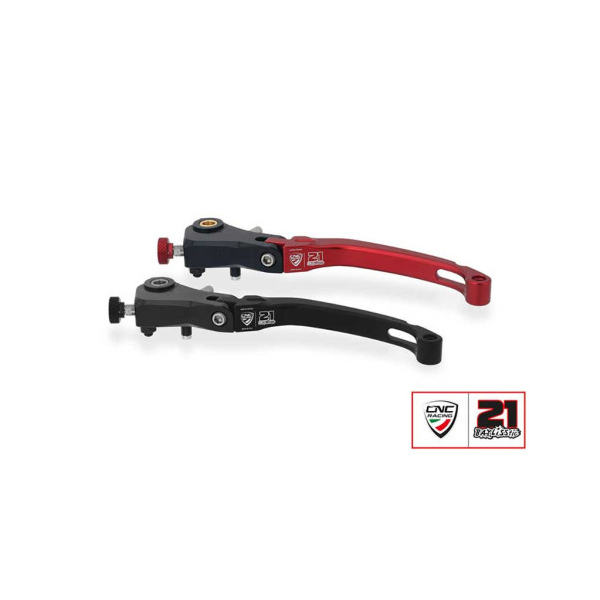 LEVIER EMBRAYAGE REPLIABLE RACE CNC RACING EDITION TROY BAYLISS - Couleur : ROUGE