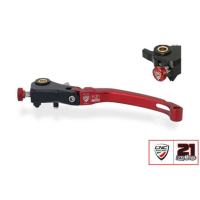 LEVIER EMBRAYAGE REPLIABLE RACE CNC RACING EDITION TROY BAYLISS - Couleur : ROUGE