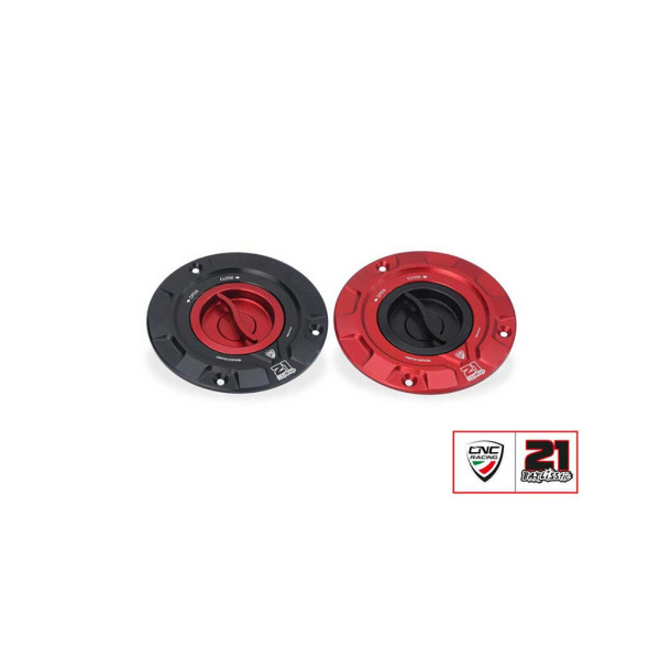 TRAPPE A ESSENCE CNC RACING EDITION TROY BAYLISS - Couleur : NOIR/ROUGE