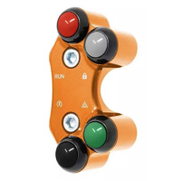 COMMODO DROIT JET PRIME KTM 1290 SUPER DUKE/ADVENTURE (MAITRE-CYLINDRE ORIGINE) - Couleur : ORANGE