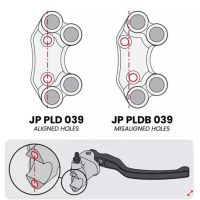 COMMODO DROIT ROUTE JET PRIME TRIUMPH STREET TRIPLE 765 (MAÎTRE-CYLINDRE BREMBO) - Couleur : NOIR