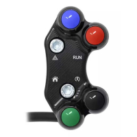 COMMODO DROIT ROUTE JET PRIME TRIUMPH STREET TRIPLE 765 (MAÎTRE-CYLINDRE BREMBO) - Couleur : NOIR