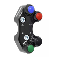 COMMODO DROIT ROUTE JET PRIME TRIUMPH STREET TRIPLE 765 (MAÎTRE-CYLINDRE BREMBO) - Couleur : NOIR