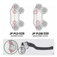 COMMODO DROIT ROUTE JET PRIME TRIUMPH STREET TRIPLE 765 (MAÎTRE-CYLINDRE BREMBO) - Couleur : NOIR