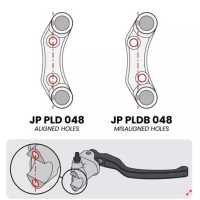 Commodo droit route pour KTM 990 Duke (trous alignés) - Couleur : TITANE