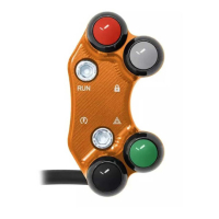 Commodo droit route pour maitre cylindre Brembo KTM 1290 Super Duke/Adventure (t - Couleur : TITANE