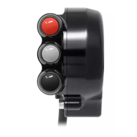 COMMANDE DE GAZ COMMODO DROIT PISTE INTÉGRÉ JET PRIME - Couleur : BLEU