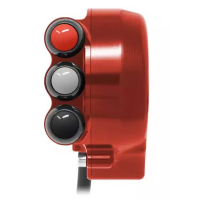 COMMANDE DE GAZ COMMODO DROIT PISTE INTÉGRÉ JET PRIME - Couleur : BLEU