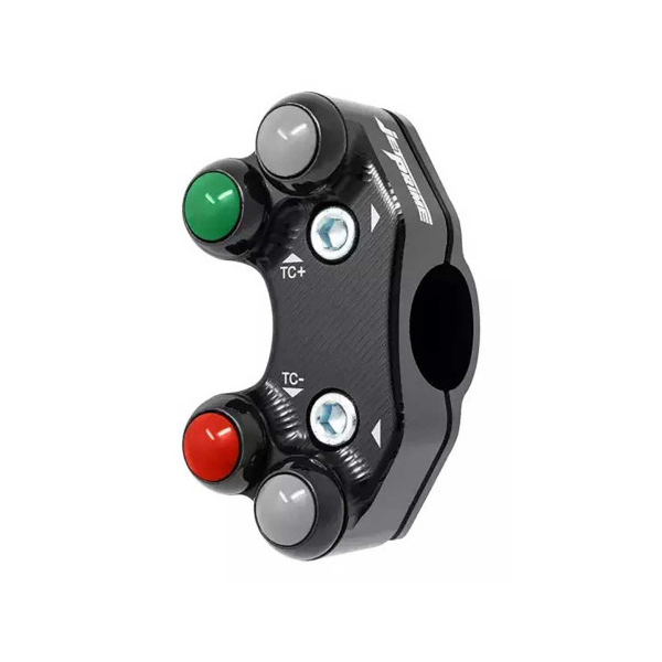 COMMODO GAUCHE RACING JET PRIME APRILIA RS 457 - Couleur : NOIR