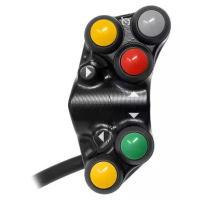 COMMODO GAUCHE JET PRIME APRILIA RS/TUONO/TUAREG 660 - Couleur : NOIR