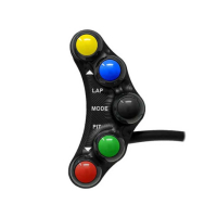 COMMODO GAUCHE RACING JET PRIME HONDA CBR 600 RR - Couleur : NOIR 
