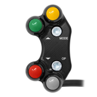 COMMODO GAUCHE RACING JET PRIME SUZUKI GSX-8R - Couleur : TITANE 