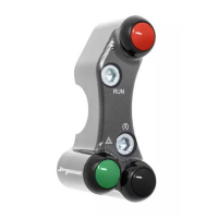 Commodo droit pour maitre cylindre Brembo Triumph Street Triple 765 R (trous non - Couleur : NOIR