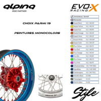 ROUE AV SUPERMOTARD ALPINA TUBELESS TRIUMPH TF  3,5 X 16 CERCLE EXCEL PACK STYLE 