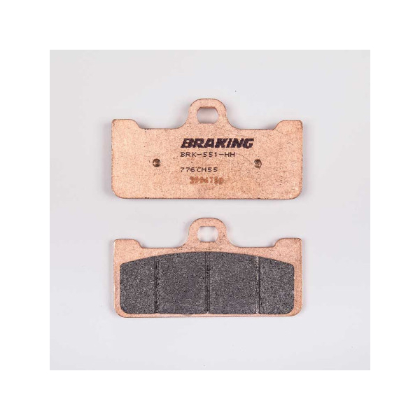 PLAQUETTES DE FREIN FRITTÉS TRAIL/TOURING CM55 BRAKING