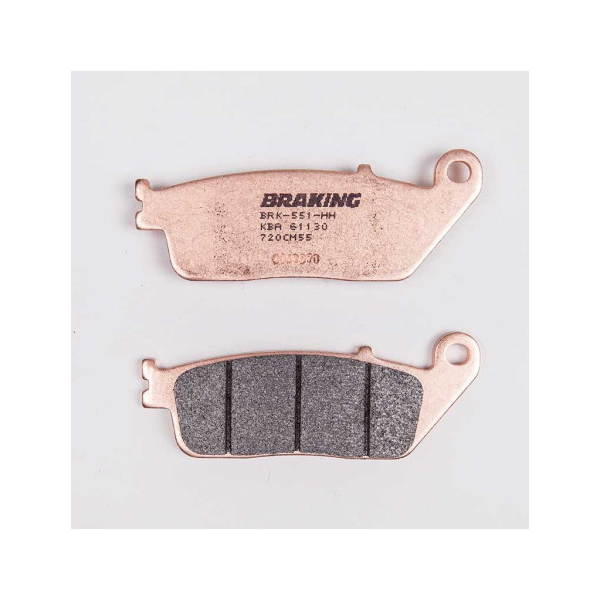 PLAQUETTES DE FREIN FRITTÉS TRAIL/TOURING CM55 BRAKING
