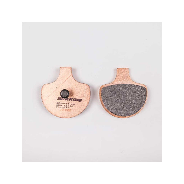 PLAQUETTES DE FREIN FRITTÉS TRAIL/TOURING CM77 BRAKING