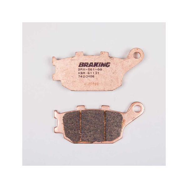 PLAQUETTES DE FREIN FRITTÉS TRAIL/TOURING CM56 BRAKING