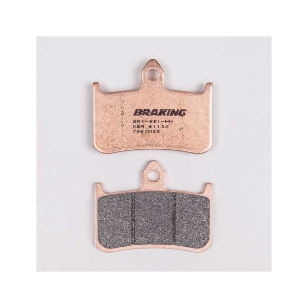 PLAQUETTES DE FREIN FRITTÉS TRAIL/TOURING CM55 BRAKING