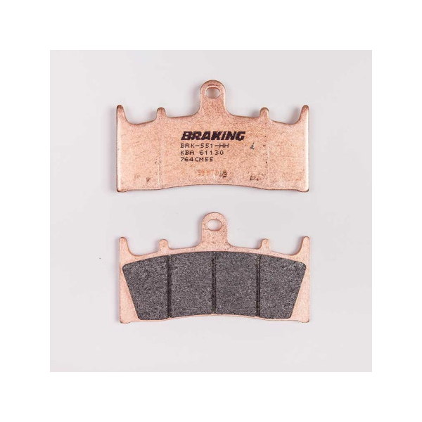 PLAQUETTES DE FREIN FRITTÉS TRAIL/TOURING CM55 BRAKING