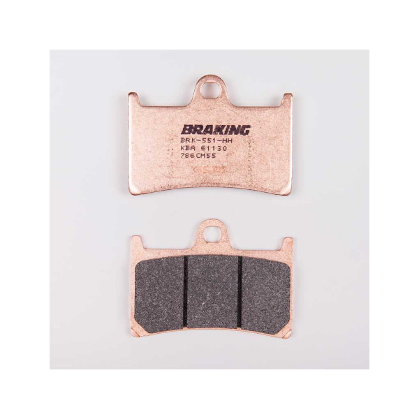 PLAQUETTES DE FREIN FRITTÉS TRAIL/TOURING CM55 BRAKING