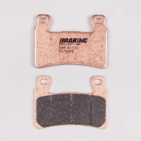 PLAQUETTES DE FREIN FRITTÉS TRAIL/TOURING CM55 BRAKING 