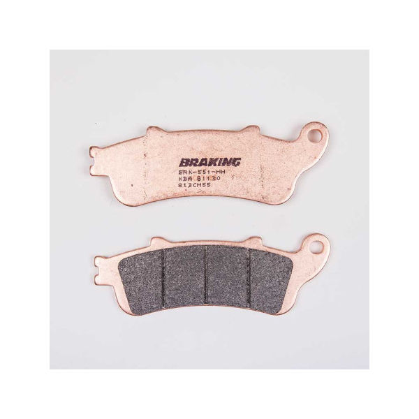 PLAQUETTES DE FREIN FRITTÉS TRAIL/TOURING CM55 BRAKING