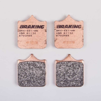PLAQUETTES DE FREIN FRITTÉS TRAIL/TOURING CM55 BRAKING 