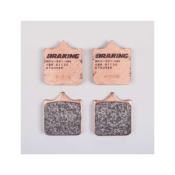 PLAQUETTES DE FREIN FRITTÉS TRAIL/TOURING CM55 BRAKING