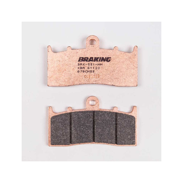 PLAQUETTES DE FREIN FRITTÉS TRAIL/TOURING CM55 BRAKING