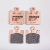 PLAQUETTES DE FREIN FRITTÉS TRAIL/TOURING CM55 BRAKING 