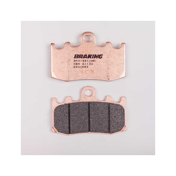 PLAQUETTES DE FREIN FRITTÉS TRAIL/TOURING CM55 BRAKING