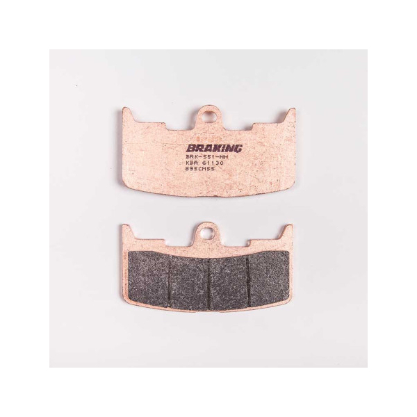 PLAQUETTES DE FREIN FRITTÉS TRAIL/TOURING CM55 BRAKING
