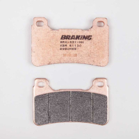 PLAQUETTES DE FREIN FRITTÉS TRAIL/TOURING CM55 BRAKING 