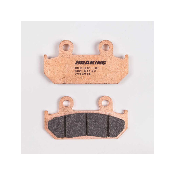 PLAQUETTES DE FREIN FRITTÉS TRAIL/TOURING CM55 BRAKING