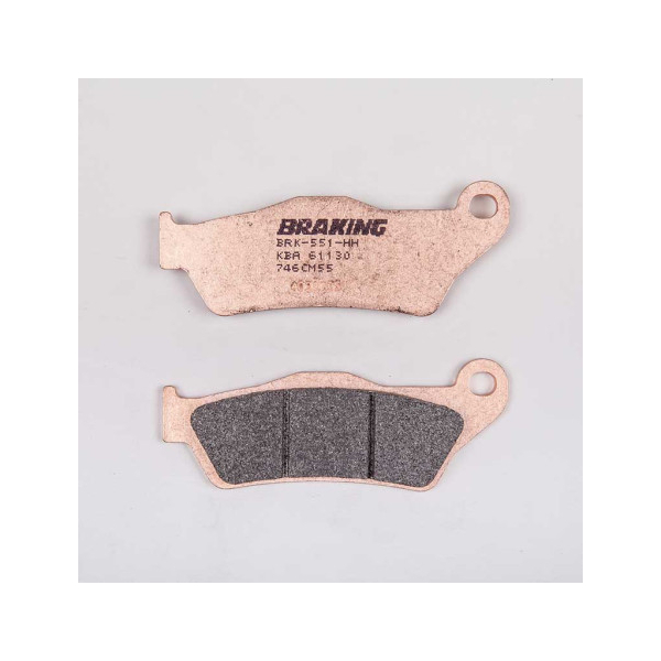 PLAQUETTES DE FREIN FRITTÉS TRAIL/TOURING CM55 BRAKING