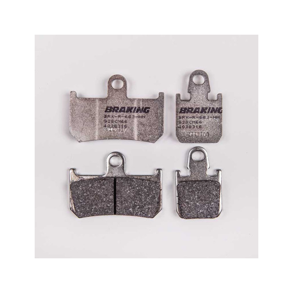 PLAQUETTES DE FREIN SEMI-FRITTÉS PISTE/COMPETITION CM66 BRAKING