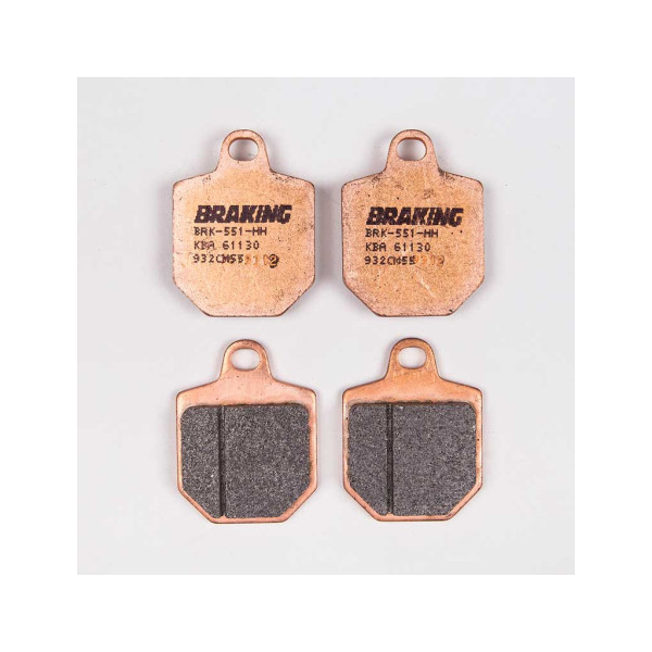 PLAQUETTES DE FREIN FRITTÉS TRAIL/TOURING CM55 BRAKING