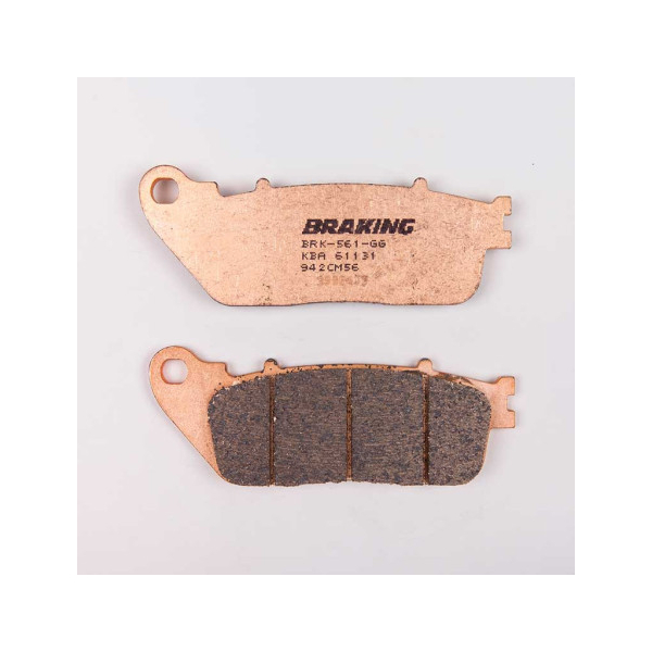 PLAQUETTES DE FREIN FRITTÉS TRAIL/TOURING CM56 BRAKING