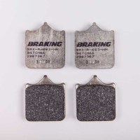 PLAQUETTES DE FREIN SEMI-FRITTÉS PISTE/COMPETITION CM66 BRAKING 