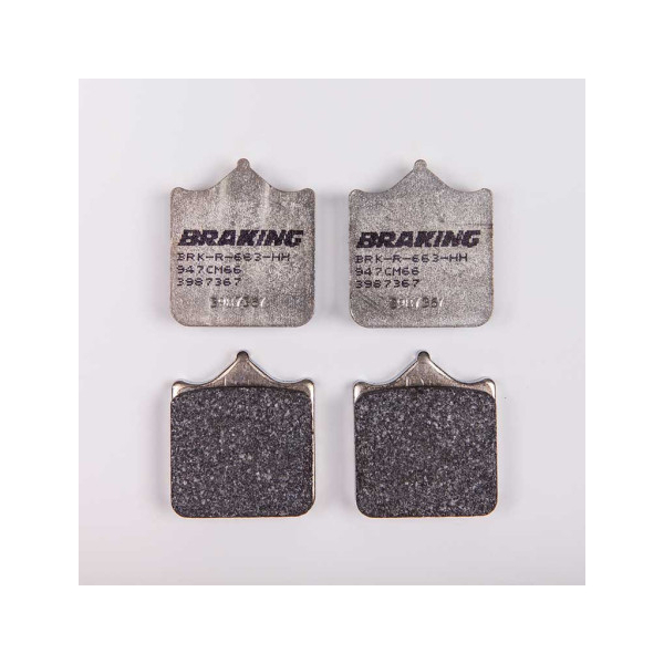 PLAQUETTES DE FREIN SEMI-FRITTÉS PISTE/COMPETITION CM66 BRAKING