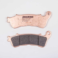 PLAQUETTES DE FREIN FRITTÉS TRAIL/TOURING CM55 BRAKING 