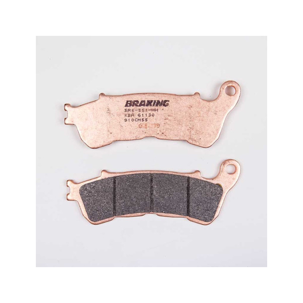 PLAQUETTES DE FREIN FRITTÉS TRAIL/TOURING CM55 BRAKING